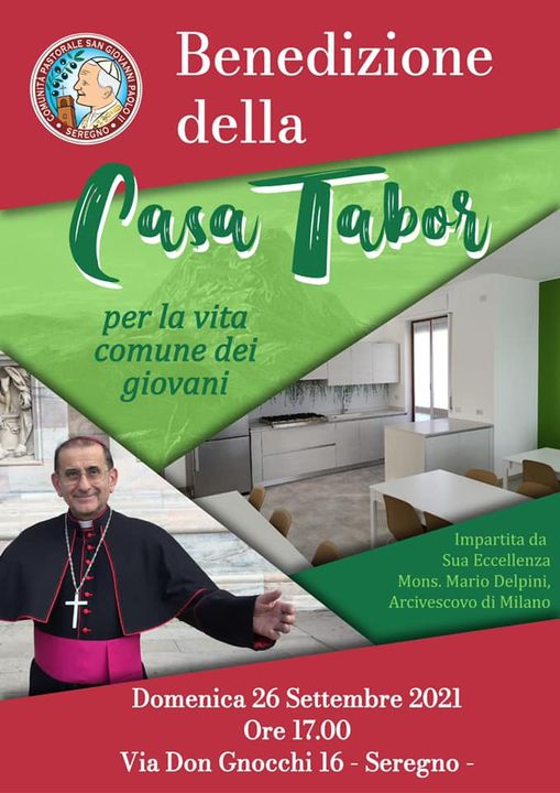 Benedizione della Casa Tabor per la vita comune dei giovani 