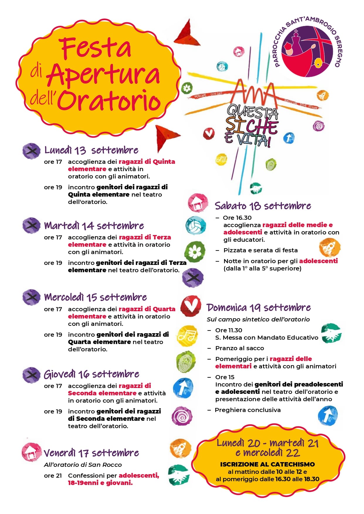 Festa di Apertura dell'Oratorio 2021