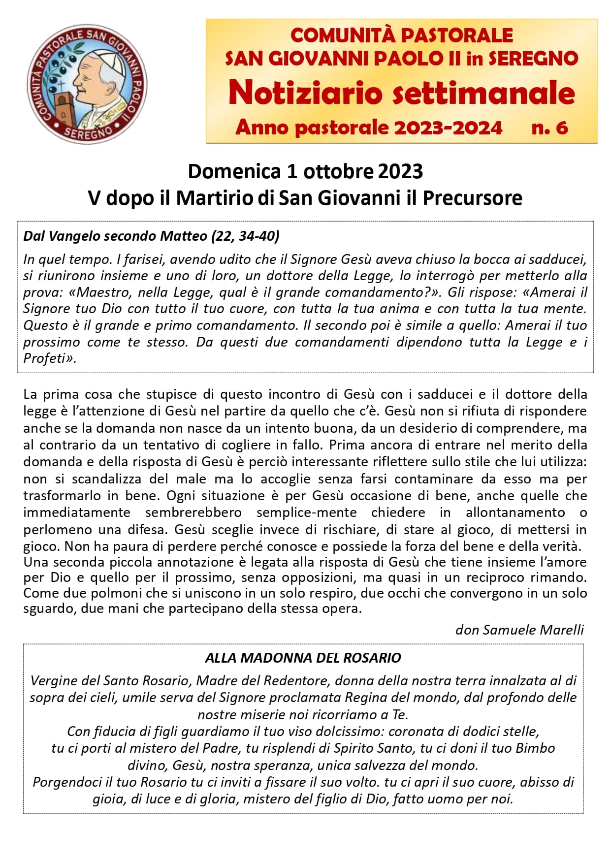 Avvisi CP numero 06